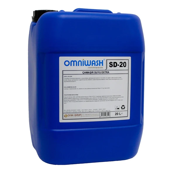 Omniwash SD-20 Çamaşır Suyu Extra 20 Litre ürün görseli 1