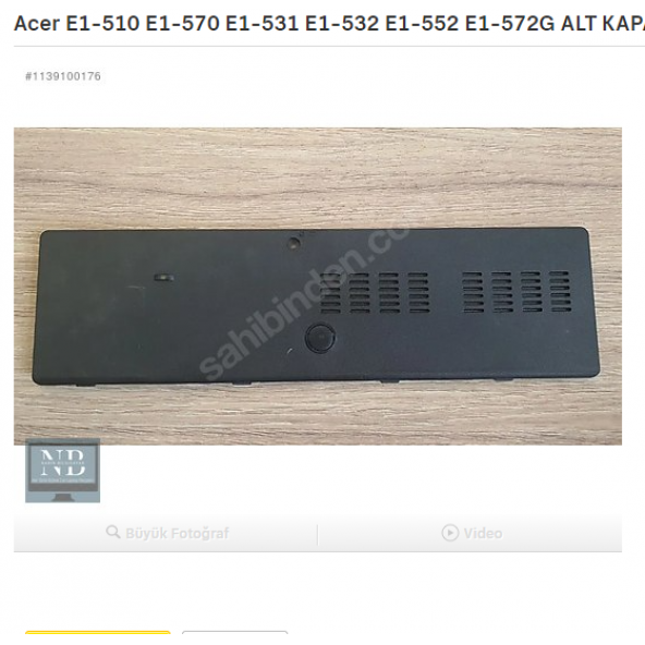 Acer E1-510 E1-570 E1-532 E1-552 E1-572G ALT KAPAK ürün görseli 1