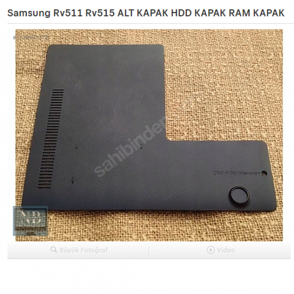 Samsung Rv511 Rv515 ALT KAPAK HDD KAPAK RAM KAPAK ürün görseli 1