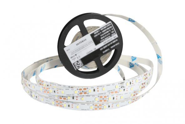 5 Metre Şerit Led Samsung Çipli İç Mekan IP20 12 V 12 W 6.500K Beyaz ürün görseli 1
