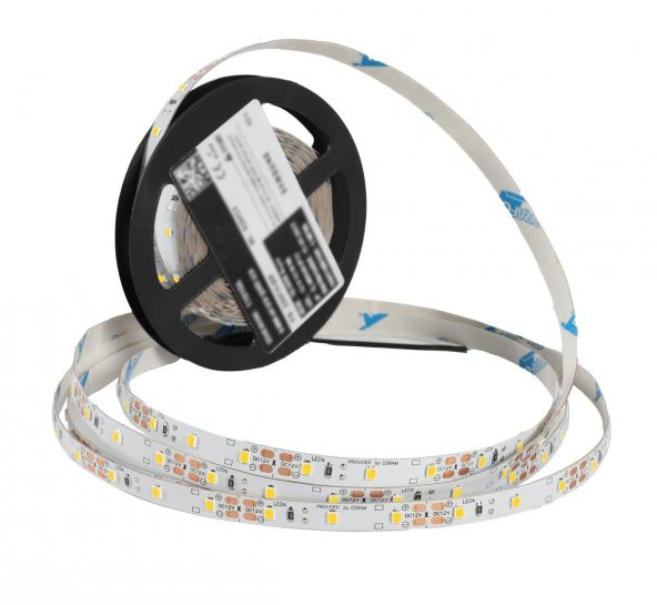 5 Metre Şerit Led Osram Çipli İç Mekan IP20 12 V 12 W 3.000K Gün Işığı ürün görseli 1