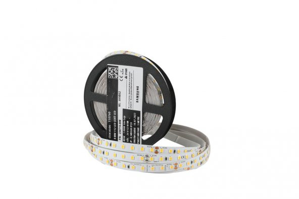 5 Metre Şerit Led Samsung Çipli İç Mekan IP20 24 V 12 W 3.000K Gün Işığı ürün görseli 1