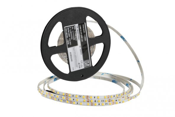 5 Metre Şerit Led Samsung Çipli İç Mekan IP20 12 V 9,6 W 3.000K Gün Işığı ürün görseli 1