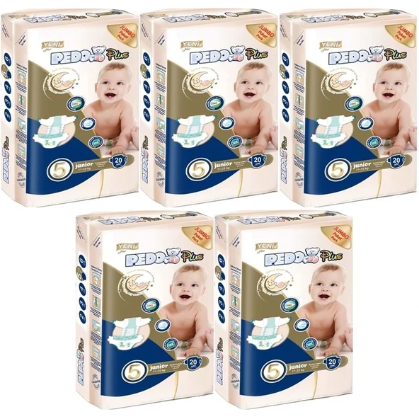 Pedo Plus Bebek Bezi 5 Beden 11-25 KG Junior 100 Adet Jumbo MeGa Pk ürün görseli 1