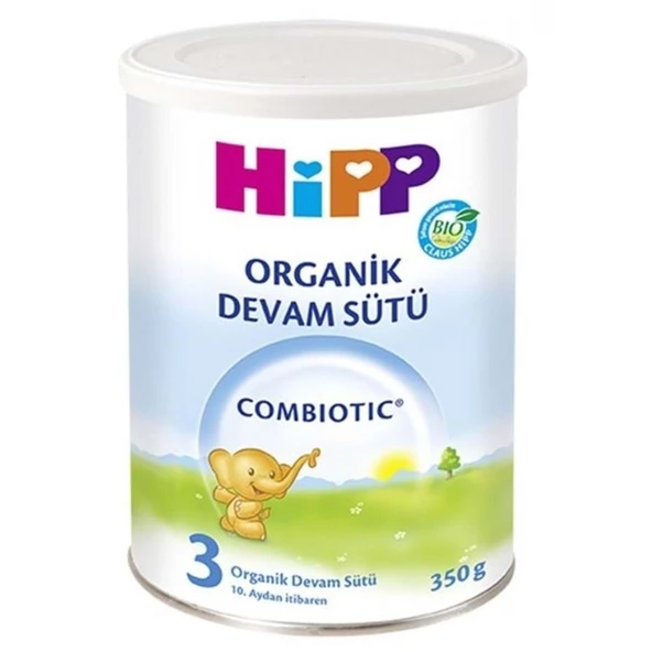Hipp Organik Combiotic Bebek Sütü 350GR No:3 (10. Aydan İtibaren) ürün görseli 1