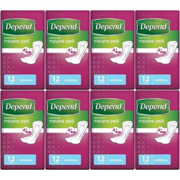 Depend Mesane Pedi Kadın Normal 96 Adet ürün görseli 1