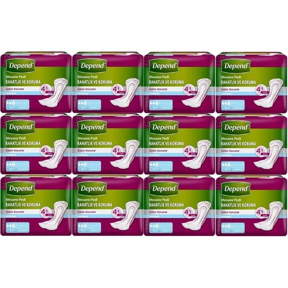 Depend Mesane Pedi Normal Rahatlık ve Koruma 96 Adet (8PK*12) ürün görseli 1