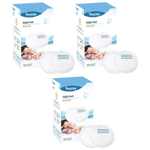 Mycey Göğüs Pedi (40 Lı) 120 Adet (3PK*40) ürün görseli 1