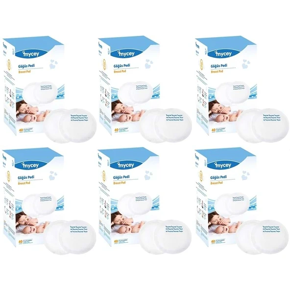 Mycey Göğüs Pedi (40 Lı) 240 Adet (6PK*40) ürün görseli 1
