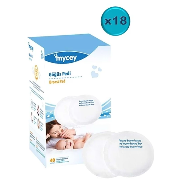 Mycey Göğüs Pedi (40 Lı) 720 Adet (18PK*40) ürün görseli 1