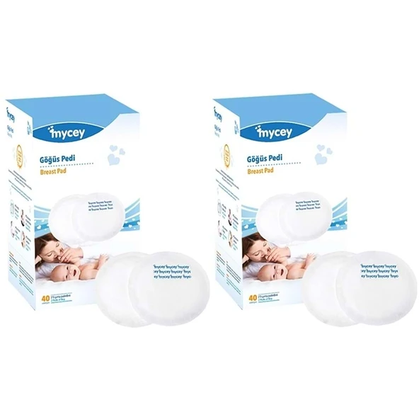 Mycey Göğüs Pedi (40 Lı) 80 Adet (2PK*40) ürün görseli 1