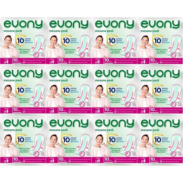 Evony Günlük Mesane Pedi Yoğun 120 Adet (12PK*10) ürün görseli 1