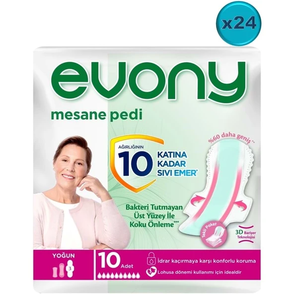 Evony Günlük Mesane Pedi Yoğun 240 Adet (24PK*10) ürün görseli 1