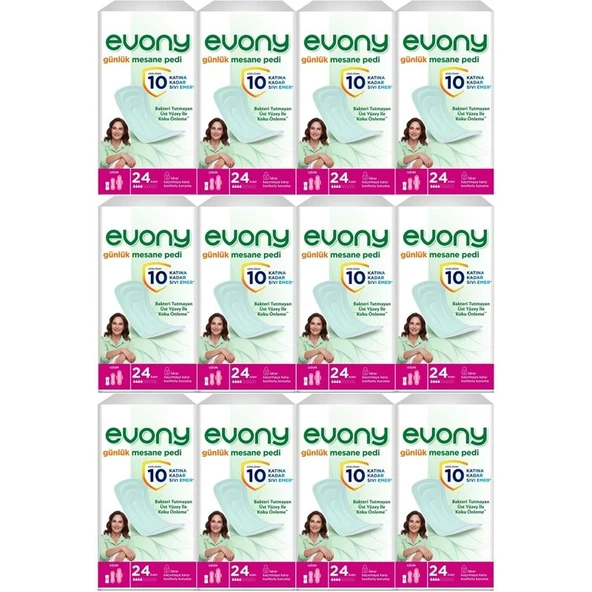 Evony Günlük Mesane Pedi Uzun 288 Adet (12PK*24) ürün görseli 1