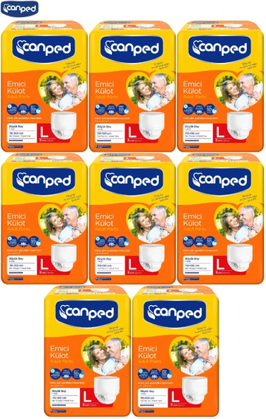 Canped Emici Külot Yetişkin Bezi Büyük-Large 64 Adet (8Pk*8) ürün görseli 1