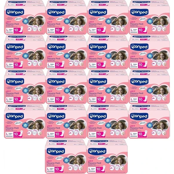 Canped Mesane Pedi Ultra L - Large - Büyük - Yoğun 180 Adet (18PK*10) ürün görseli 1