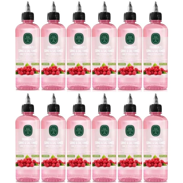 Eyüp Sabri Tuncer Saç Toniği 500ML Frambuazlı Sirkeli (12 Li Set) ürün görseli 1