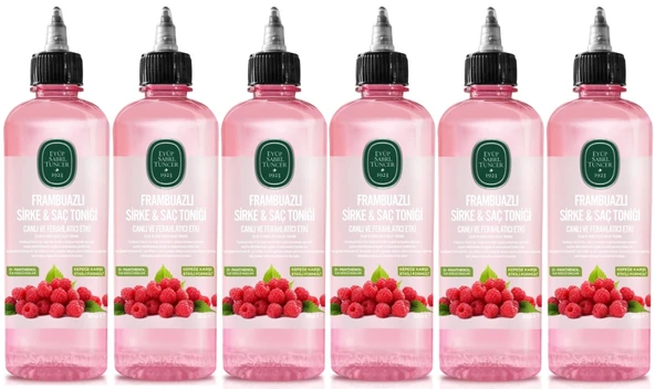 Eyüp Sabri Tuncer Saç Toniği 500ML Frambuazlı Sirkeli (6 Lı Set) ürün görseli 1