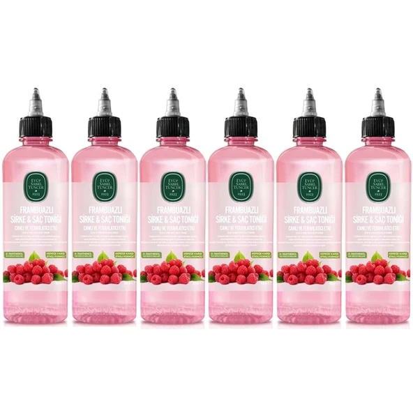 Eyüp Sabri Tuncer Saç Toniği 500ML Frambuazlı Sirkeli (6 Lı Set) ürün görseli 1