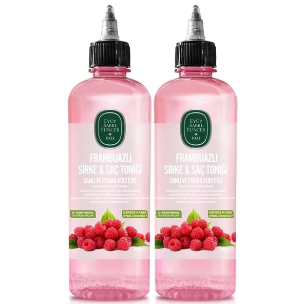 Eyüp Sabri Tuncer Saç Toniği 500ML Frambuazlı Sirkeli (2 Li Set) ürün görseli 1