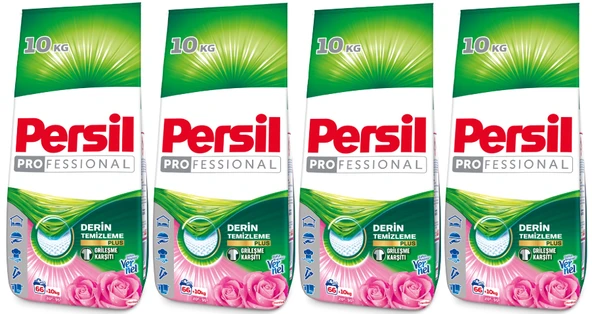 Persil Matik Toz Çamaşır Deterjanı 40KG Gülün Büyüsü (4PK*10KG) (264 Yıkama) ürün görseli 1