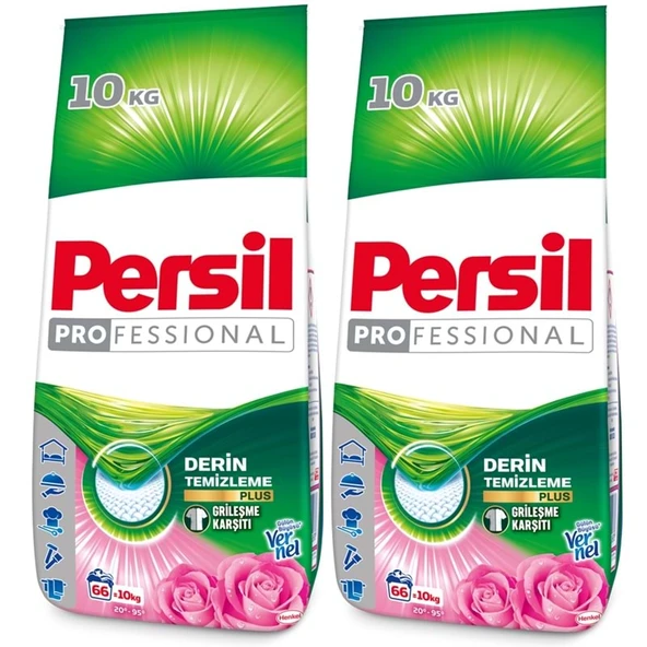 Persil Matik Toz Çamaşır Deterjanı 20KG Gülün Büyüsü (2PK*10KG) (132 Yıkama) ürün görseli 1