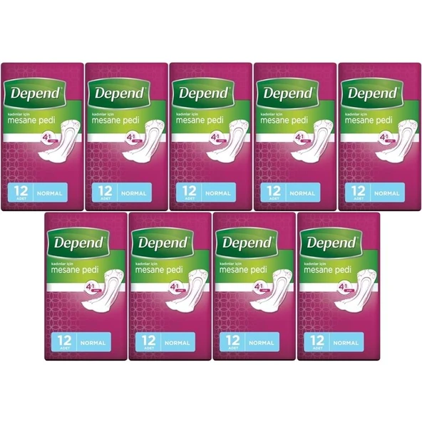 Depend Mesane Pedi Kadın Normal 108 Adet ürün görseli 1