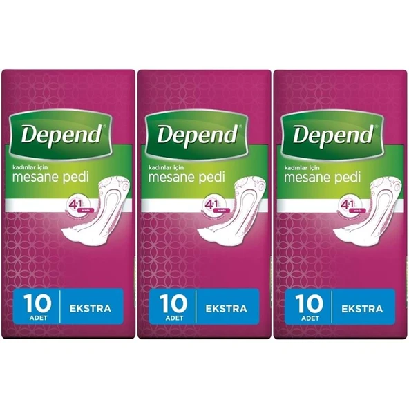 Depend Mesane Pedi Kadın Ekstra 30 Adet ürün görseli 1