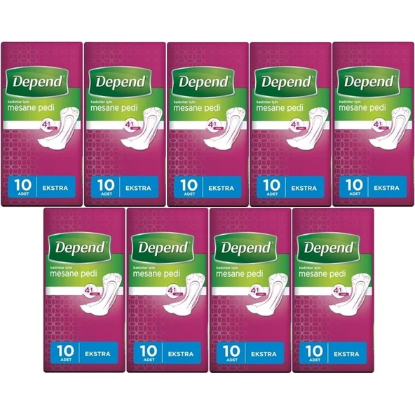 Depend Mesane Pedi Kadın Ekstra 90 Adet ürün görseli 1