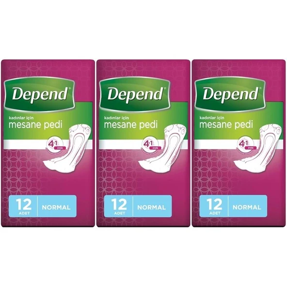 Depend Mesane Pedi Kadın Normal 36 Adet ürün görseli 1