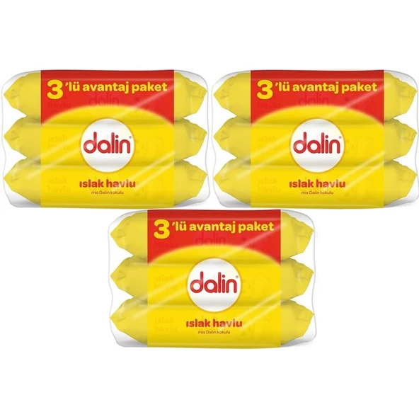 Dalin Islak Havlu Mendil Klasik 56 Yaprak 9 Lu Set (504 Yaprak) ürün görseli 1