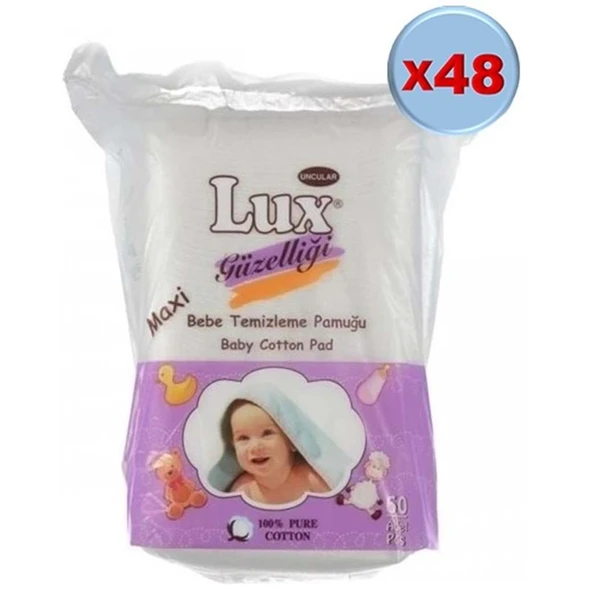 Lux Bebek Temizleme Pamuğu 2880 Adet (48Pk*60) ürün görseli 1