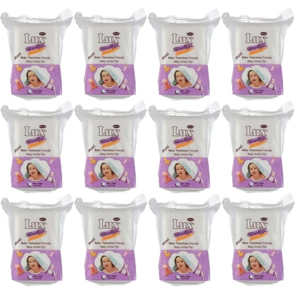 Lux Bebek Temizleme Pamuğu 720 Adet (12Pk*60) ürün görseli 1