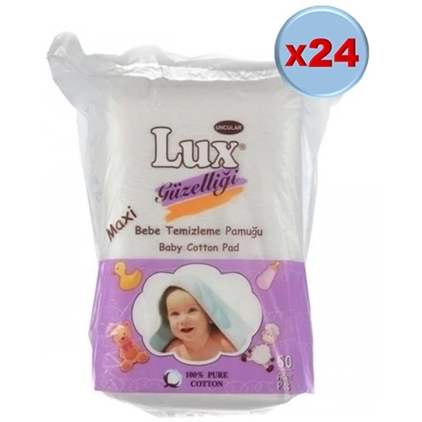 Lux Bebek Temizleme Pamuğu 1440 Adet (24Pk*60) ürün görseli 1