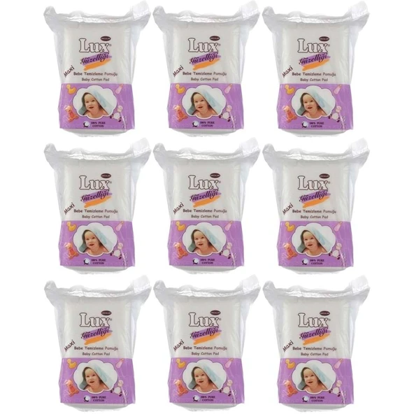 Lux Bebek Temizleme Pamuğu 540 Adet (9Pk*60) ürün görseli 1