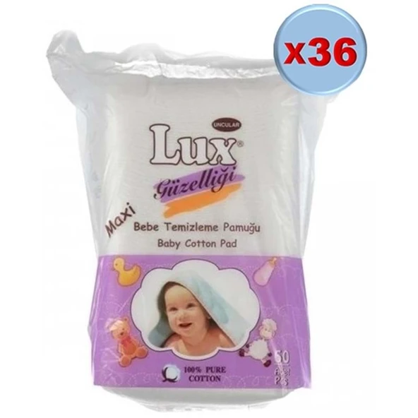 Lux Bebek Temizleme Pamuğu 2160 Adet (36Pk*60) ürün görseli 1