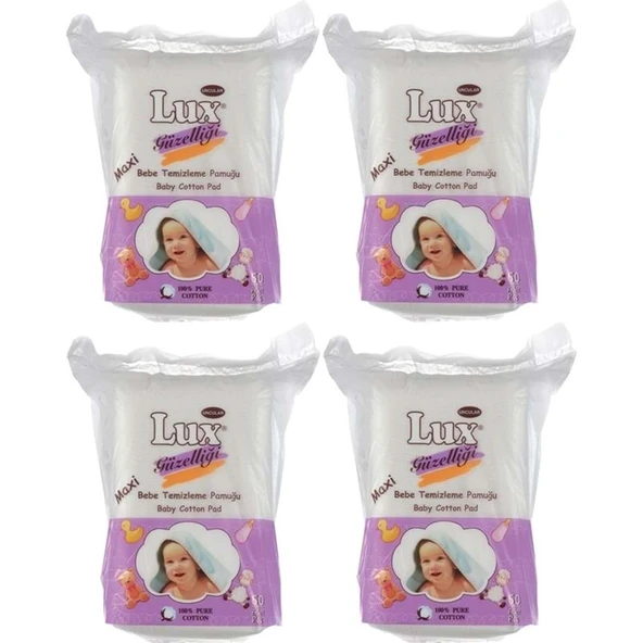 Lux Bebek Temizleme Pamuğu 240 Adet (4Pk*60) ürün görseli 1