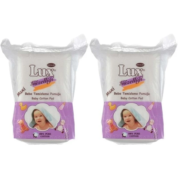 Lux Bebek Temizleme Pamuğu 120 Adet (2PK*60) ürün görseli 1