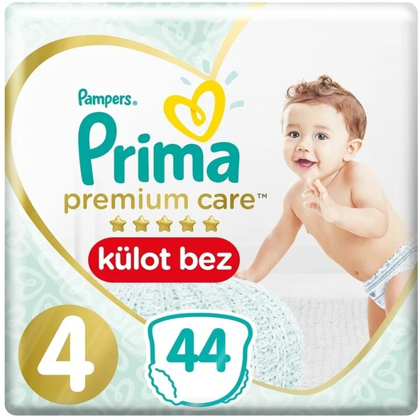 Prima Premium Care Külot Bebek Bezi 4 Beden 9-15 KG Maxi 44 Adet Ekonomik Pk ürün görseli 1