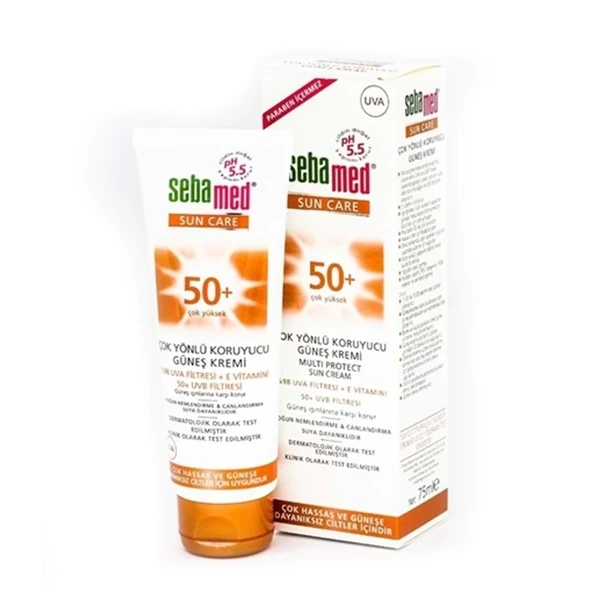 Sebamed Sun Care Çok Yönlü Koruyucu Güneş Kremi 75ML SPF 50+ Faktör ürün görseli 1