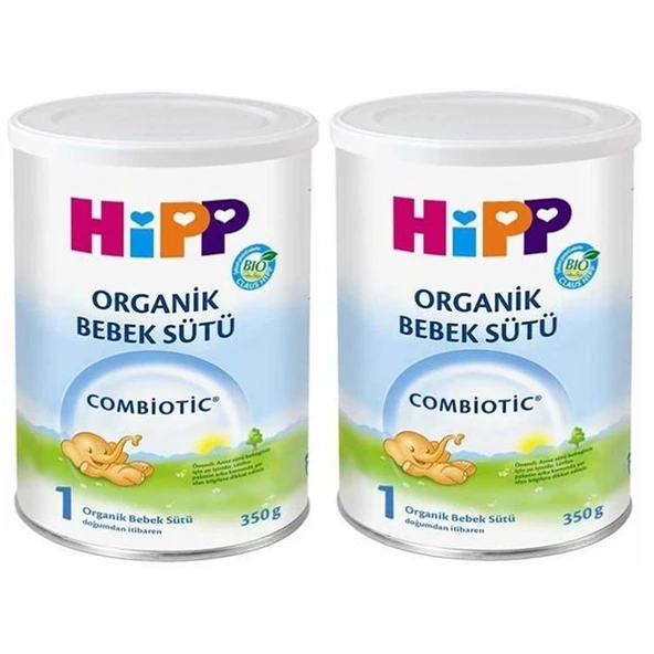 Hipp Organik Combiotic Bebek Sütü 350GR No:1 (2 Li Set) ürün görseli 1