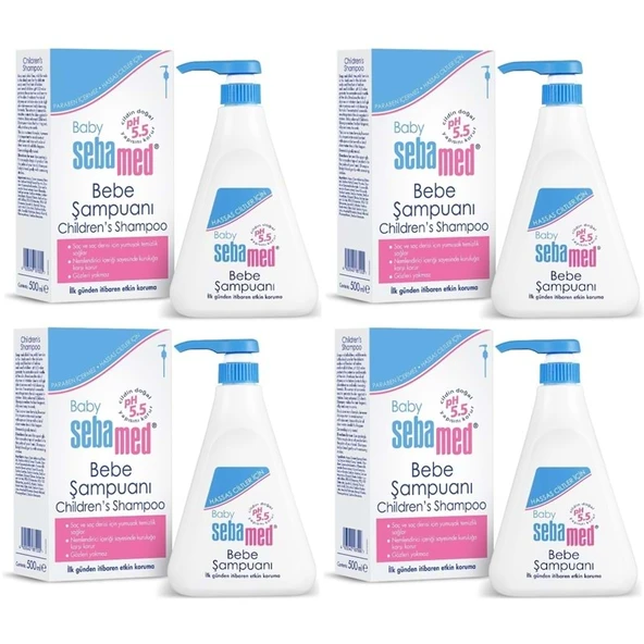 Sebamed Bebek Şampuanı 500Ml Pompalı (4 Lü Set) ürün görseli 1