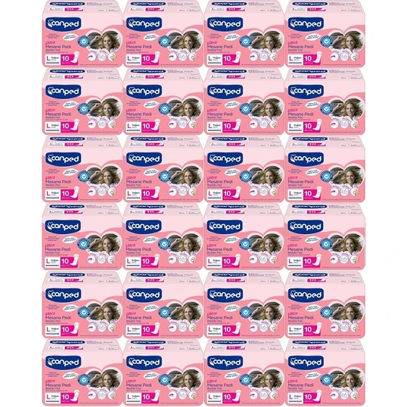 Canped Mesane Pedi Ultra L - Large - Büyük - Yoğun 240 Adet (24PK*10) ürün görseli 1