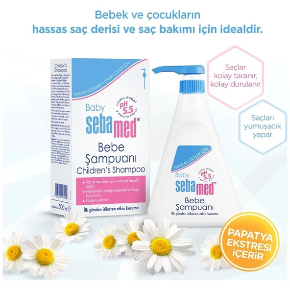 Sebamed Bebek Şampuanı 500ML Pompalı (3 Lü Set) - Resim 4