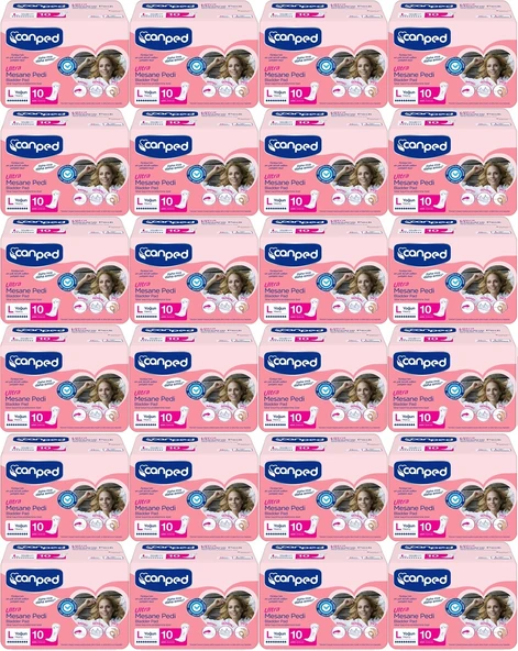 Canped Mesane Pedi Ultra L - Large - Büyük - Yoğun 240 Adet (24PK*10) ürün görseli 1