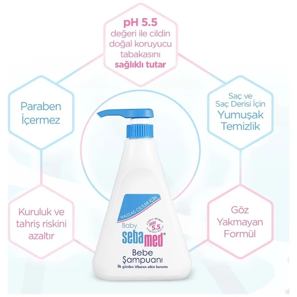 Sebamed Bebek Şampuanı 500Ml Pompalı (4 Lü Set) - Resim 3