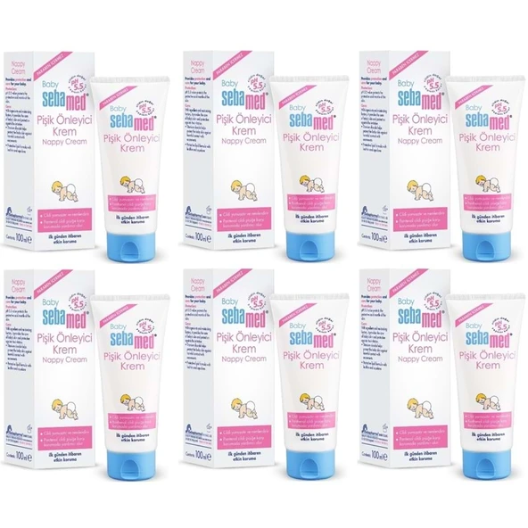 Sebamed Bebek Pişik Önleyici Krem 100ML (6 Lı Set) ürün görseli 1