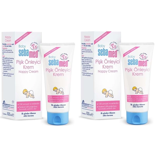 Sebamed Bebek Pişik Önleyici Krem 100ML (2 Li Set) ürün görseli 1