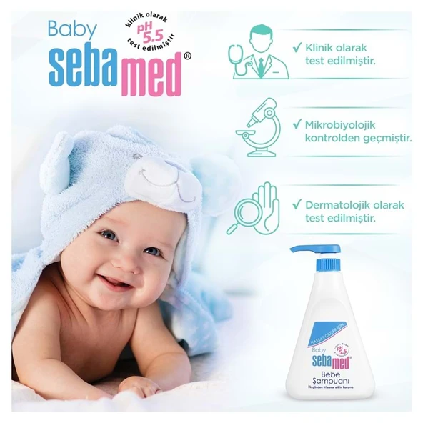 Sebamed Bebek Şampuanı 500ML Pompalı (2 Li Set) - Resim 6