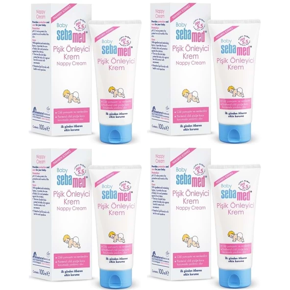 Sebamed Bebek Pişik Önleyici Krem 100ML (4 Lü Set) ürün görseli 1
